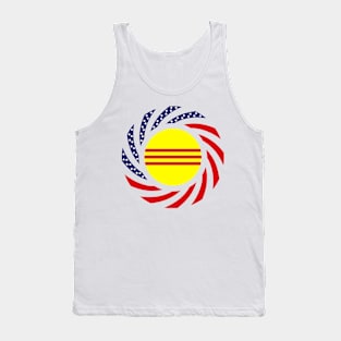 Vietnamese (South) American Multinational Patriot Flag Tank Top